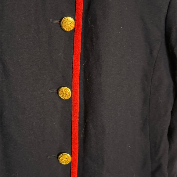 Ellen Tracy Linda Ballard military style blazer - Picture 4 of 5